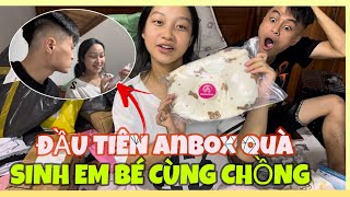 Nhung Xinh | Lần Đầu Tiên Anbox Quà Đi Sinh Cùng T.h.ằ.n.g Chồng