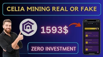 Celia Mining App || Celia Mining Real Or Fake ? || Earn Money Online Without Investment