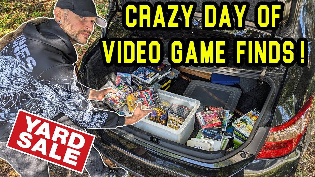 Spent $1,000 on RARE GameCube Yard Sale Find!