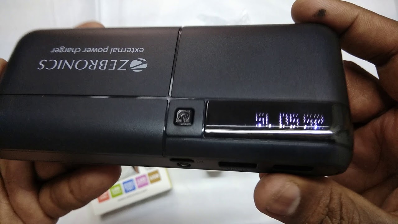 Zebronics Fast charging power bank zeb mc10000 YouTube