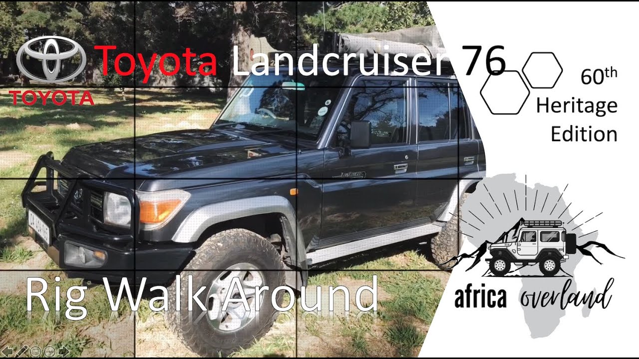 africa overland - landcruiser 76 - rig walkaround