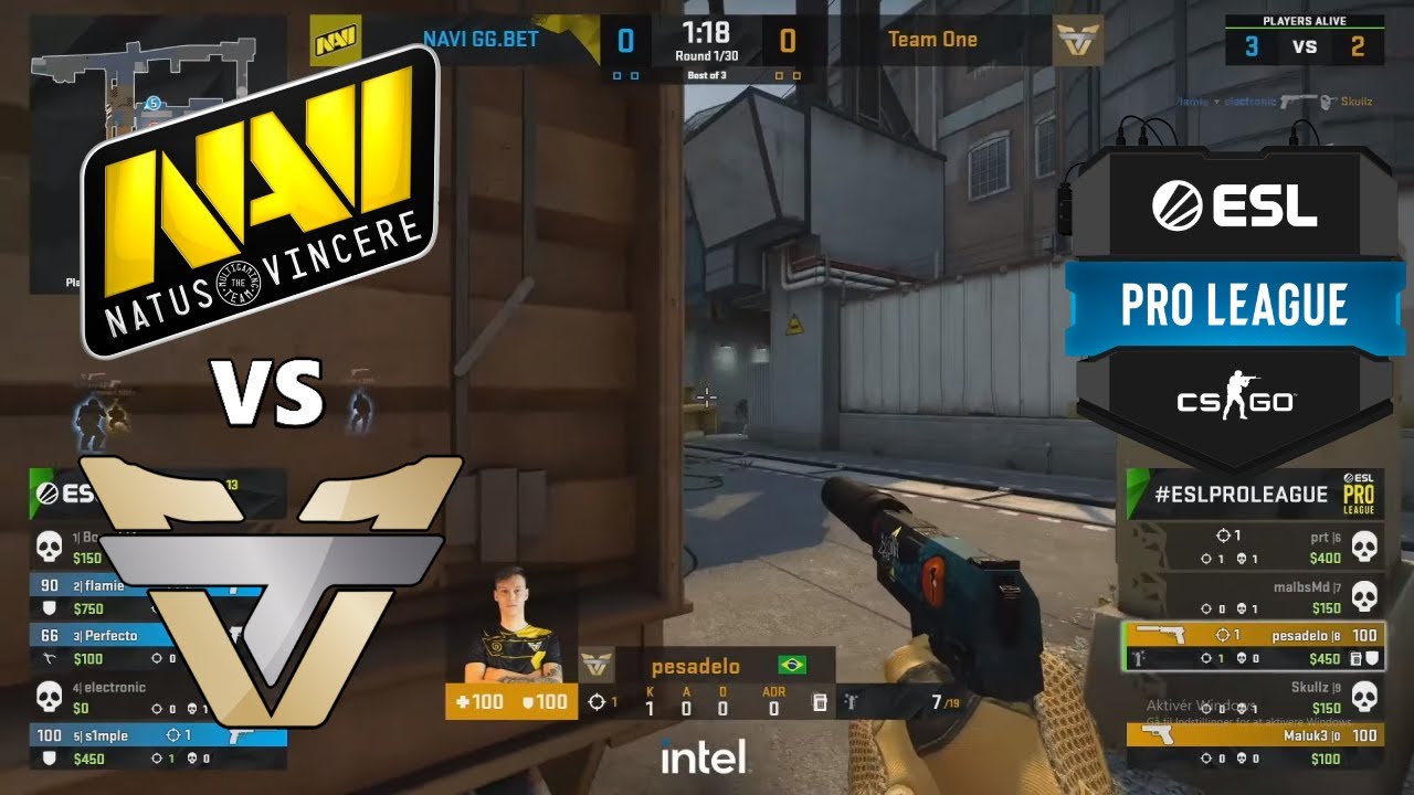 NaVi vs Team One 13- ESL Pro League - HIGHLIGHTS l CSGO