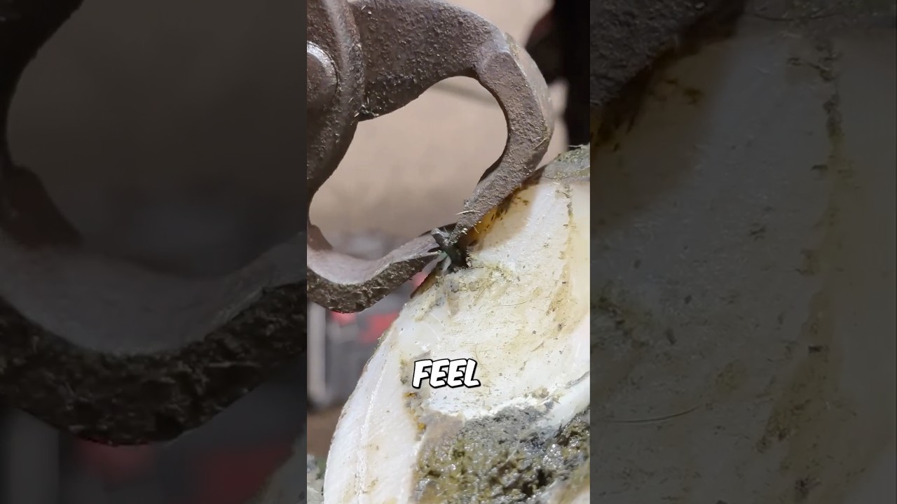 Removing MASSIVE Spike From Cow’s Hoof! 😱