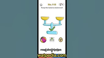 BRAIN OUT Level 118 KEEP THE BALANCE BALANCED