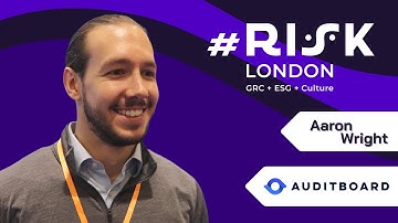 "AI will identify suggested GRC controls & risks" - Aaron Wright @RISKLondon