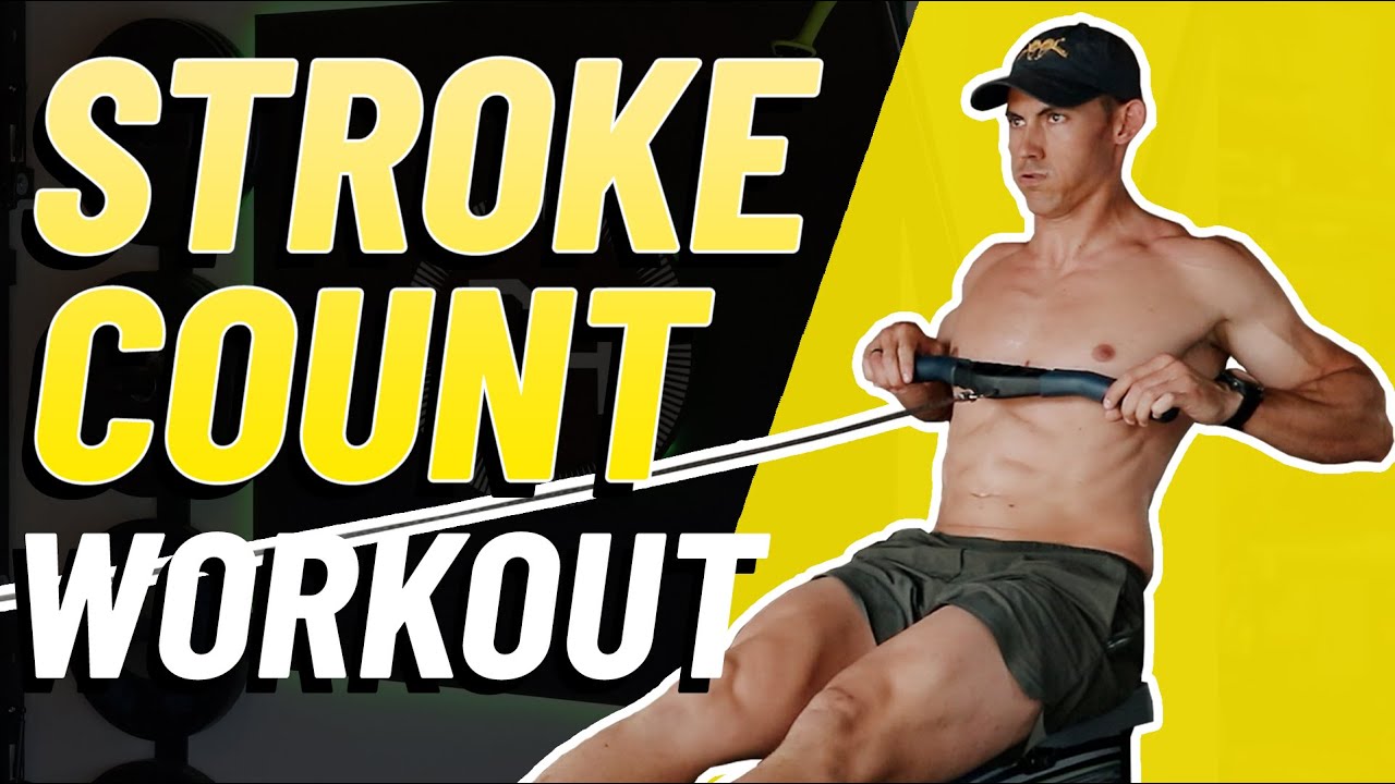How Many Strokes Can You Take?! 20 Minute INTENSE Rowing Workout. YouTube