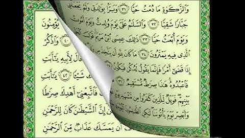 أجمل تلاوة للشيخ محمد البيتي♥ سورة مريم كاملة Muhammad Albiti