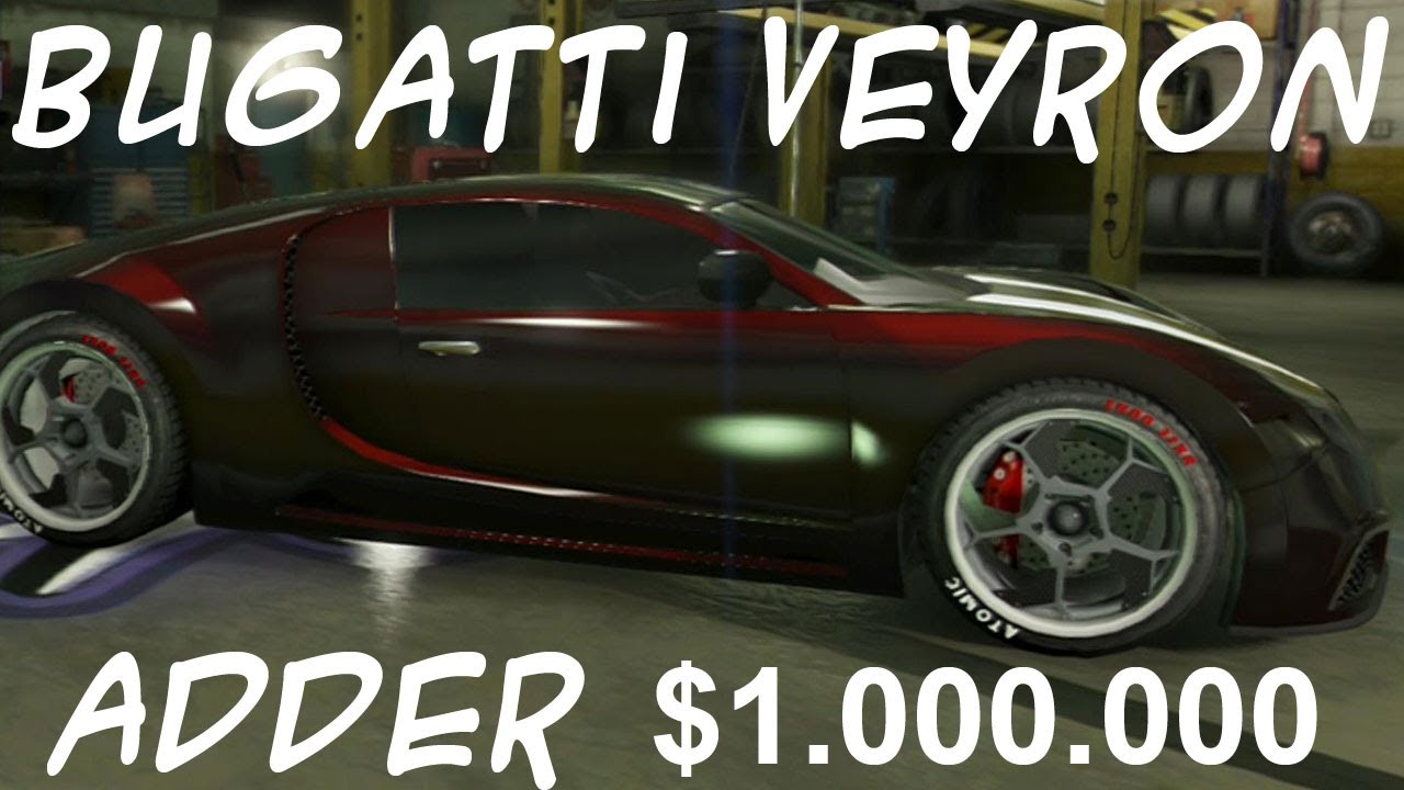 Localização do Bugatti Veyron no GTA 5