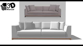 SketchUp: Modelando um Sofá