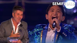10-Year-Old Filipino Singer Peter Rosalita Gets Simon Cowell EMOTIONAL with Shocking Voice!