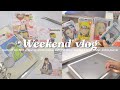 weekend vlog ; —macbook pro 2020 unboxing, polcos, starting 6 rings binder, decorating wall grid🍭🍀