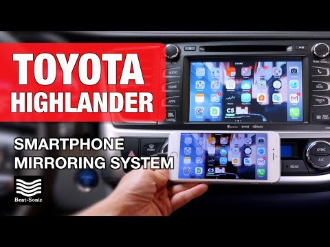 2014-2019 Toyota Highlander Smartphone Mirroring System Installation and Demonstration