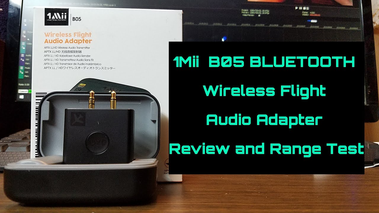 1Mii B05 Airplane Bluetooth adapter REVIEW and Range Test 