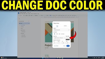 How To Change Document Background Color in Google Docs