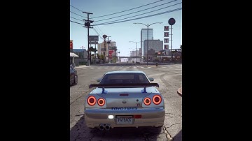 2 fast and 2 furious Paul walker Nissan skyline R34 gtr in Need for speed payback #shorts