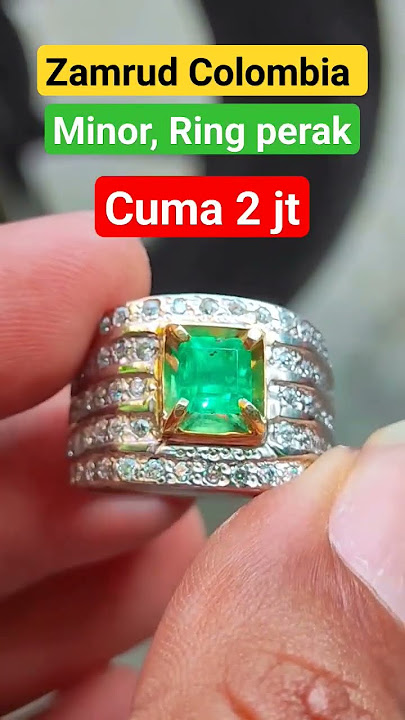 Zamrud Colombia, hijaunya cakep, Kristal, cuma 2 juta🥰😍