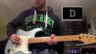 drop d tuning (d a d g b e)