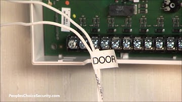 How to install the 5800C2W to use with your existing wired zones