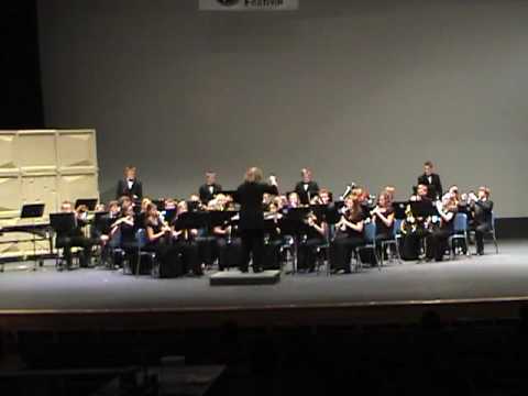 Illiana Wind Ensemble - Midwest Band Festival Performance - "The Hounds of Spring" - Alfred Reed