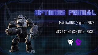 Bot Showcase - Optimus Primal