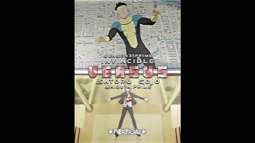 Invincible vs Satoru Gojo #1v1 #xyzbca #invincible #jujutsukaisen #pop #viral #2025 #jjk #gojo