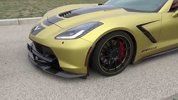 Corvette C7 BURNOUT [Lovely Sounds] @ Motorworld Stuttgart