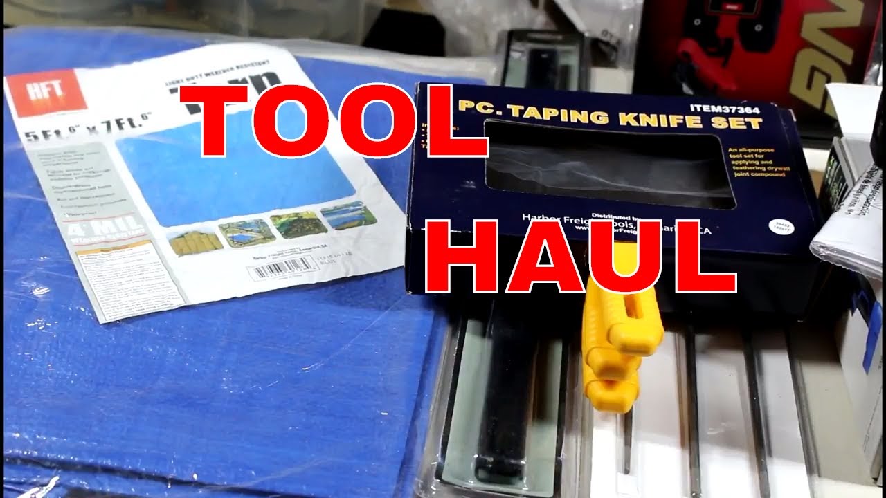 Tool haul !!! harbor freight and Lowes Kobalt harbor freight Portland