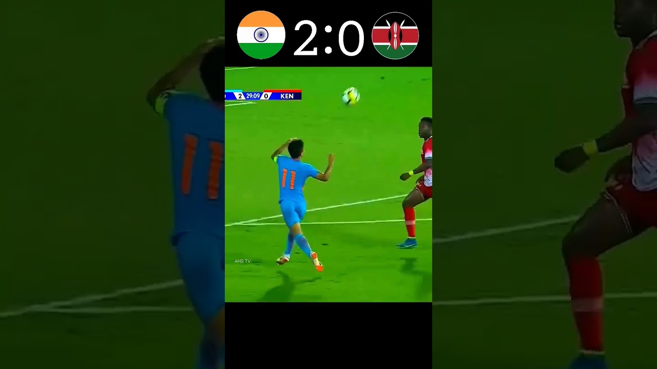 India VS Kenya 2018 Hero Intercontinental Cup Final highlights #shorts #football #youtube