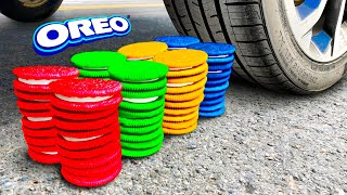 Crushing things with Car Experiment Car vs oreo Crushing Crunchy and Soft Things by Car