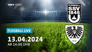 3. Liga: Ulm trifft im Spitzenspiel auf Preußen Münster (Re-Live) | SWR Sport