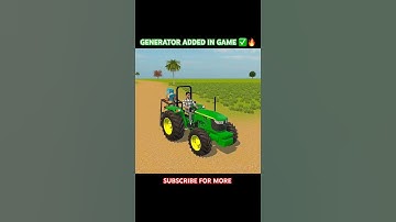 Generator Added In Indian Vehicles Simulator 3D ✅🔥#shorts #short #shortsfeeds #trending