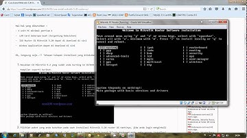 How To Install Mikrotik PC Router