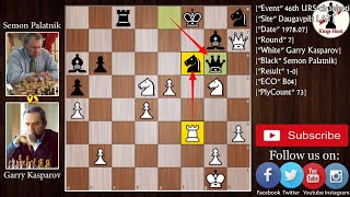 How Kasparov Checkmated With Two Knights Garry Kasparov Vs Palatnik 1978