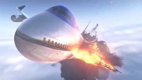 Houdini Fx - Airplane |Explosion and Destruction| R&D Render In Mantra
