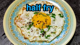 २ मिनट me Half Fry | perfect half fry omelette | Egg Street Food India