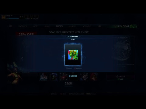 smite odyssey s greatest hits chest opening youtube