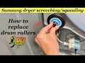 Replace Samsung dryer Drum Rollers properly