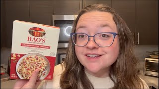 Trying a Few Rao’s Frozen Meals! - Chicken Parm, Meat Lasagna and Caramelized onion Carbonara