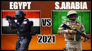 Egypt vs Saudi Arabia Military Power Comparison 2021