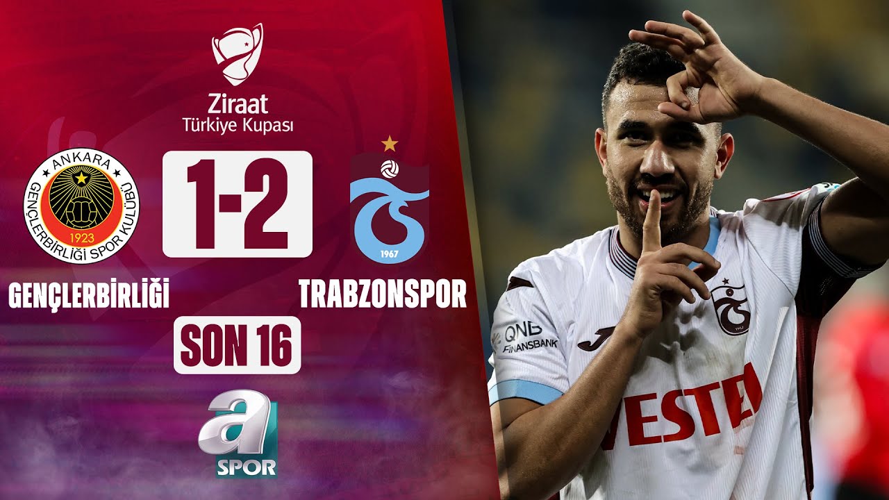 Gençlerbirliği 1-2 Trabzonspor (Ziraat Türkiye Kupası Son 16 Turu) / 08 ...