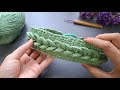 Fantastic  diy crochet 3d headband with super easy stitch