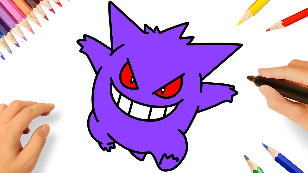 COMO DESENHAR O GENGAR FÁCIL 🟣