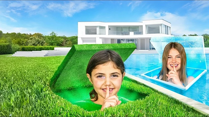 I Built 5 SECRET Rooms In ONE COLOR! ft. Salish Matter & Ben Azelart