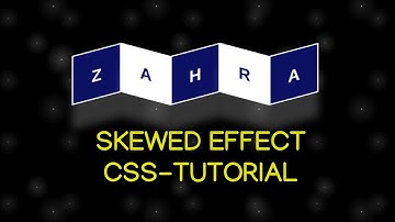 Skewed Text Effect On Hover - CSS Tutorial