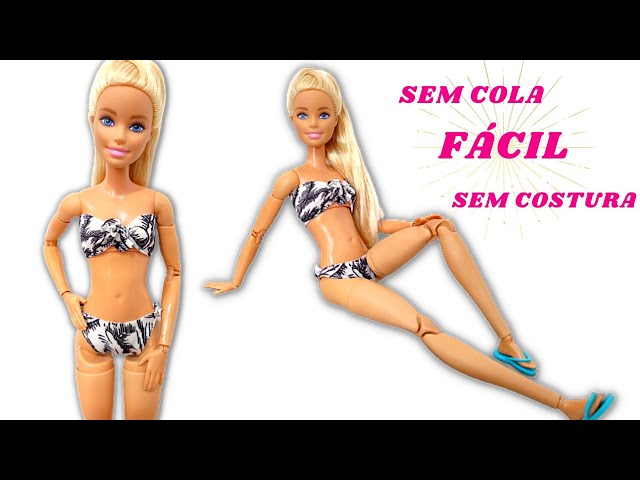 como fazer roupa para barbie sem costura｜Pesquisa do TikTok