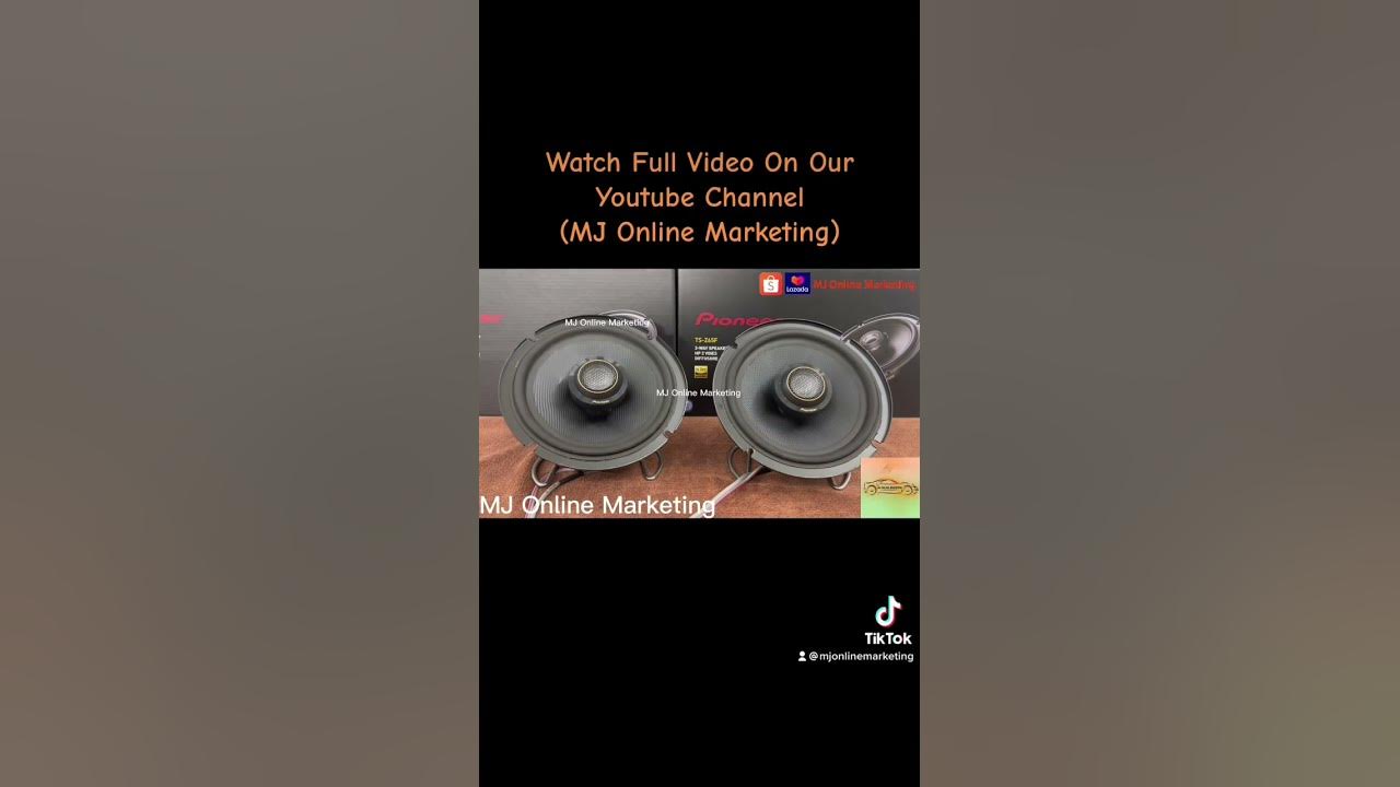 Pioneer TSZ65F 6.5 inch HiRes 2Way Coaxial Sound Testing pioneer 