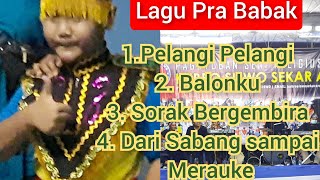 Full Full Pra Babak, anak Usia Dini Pra acara Pentas Kubro Siswo Sekar Arum