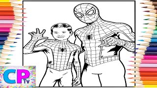 Spiderman Meets His Fansspiderman Borrows His Suitart Therapycreative Videocoloring Process