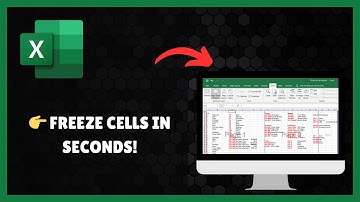 How to FREEZE CELLS in EXCEL (2025)