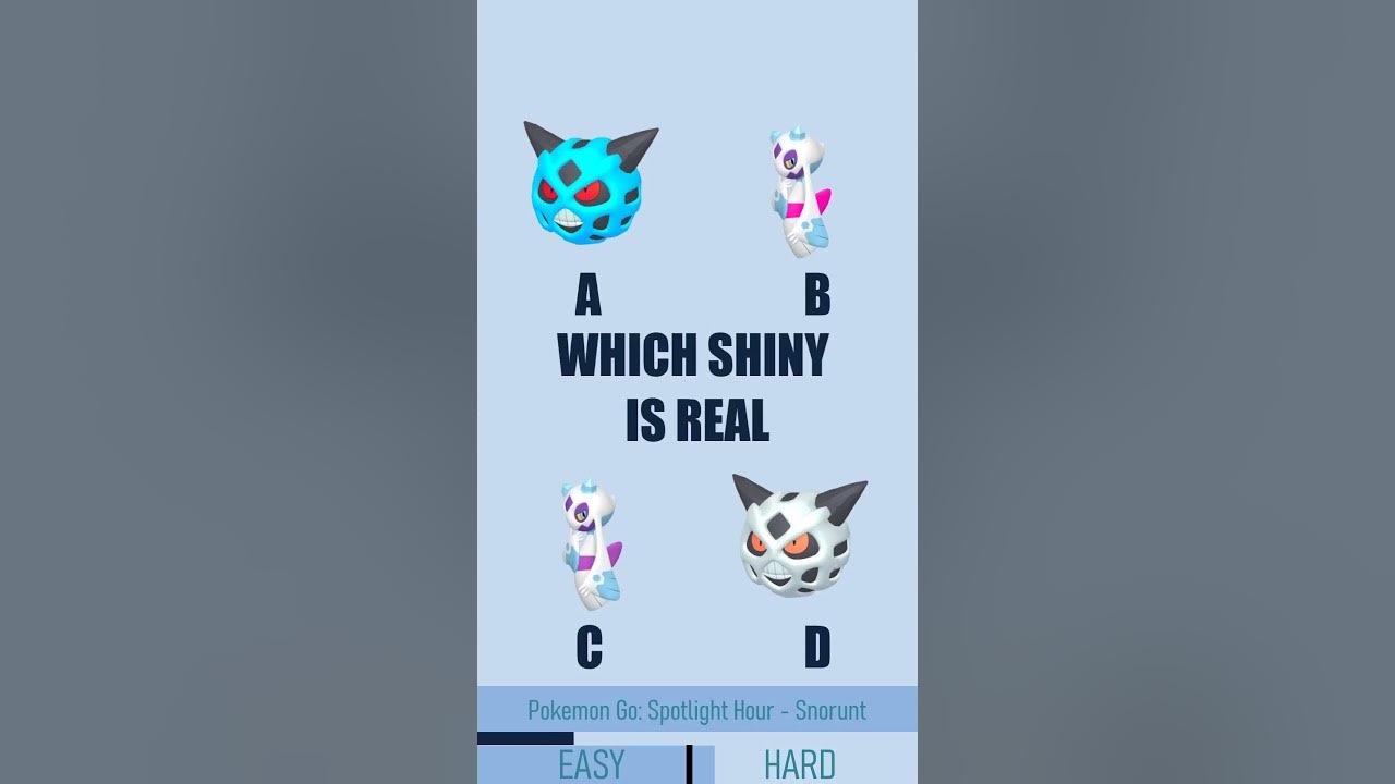 Which Shiny Pokemon is Real? #shorts #raidhour #pokemon #pokemongo